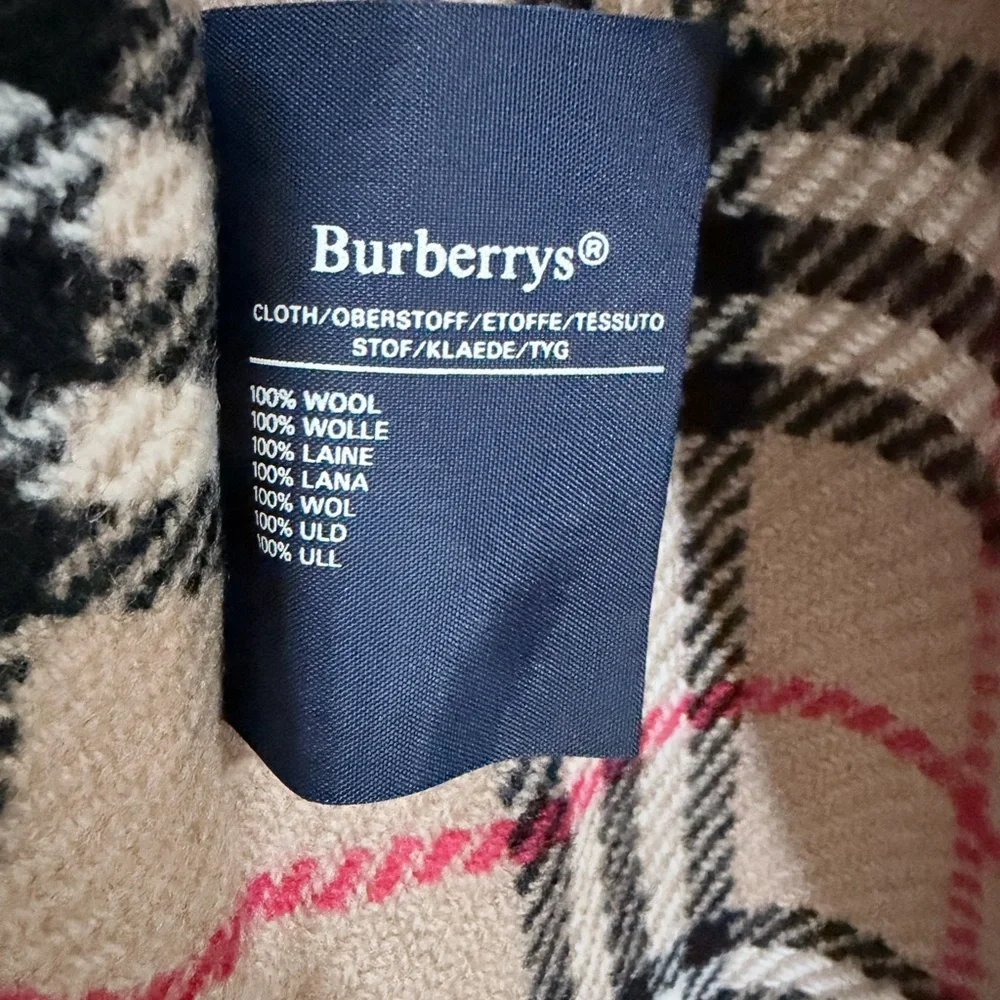 Burberry Beige Coat Lining - Picture 6 of 8